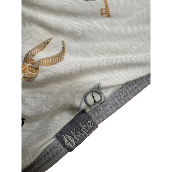 Kyte Baby Harry Potter Bib Hogwarts Glasses Lightning Bolt Wings Gray Trim - Picture 4 of 5
